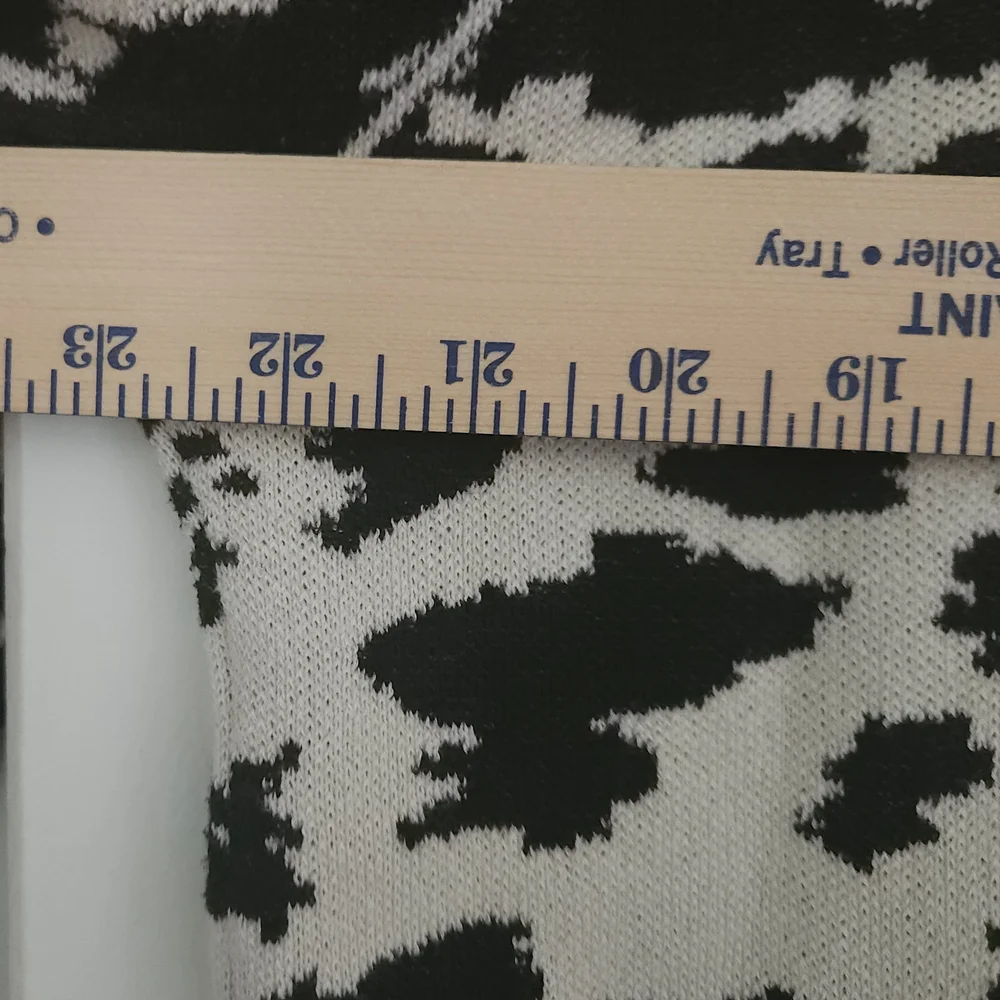 Crazy Train Monochrome Animal Print Cardigan - Picture 6 of 7